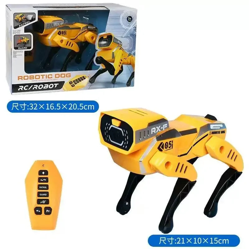 Teeggi Electric RC Intelligent Robot Dog with Clip Multifunction RC Mechanical Dog Educational Toy Bionic Smart Robot Toy Gift