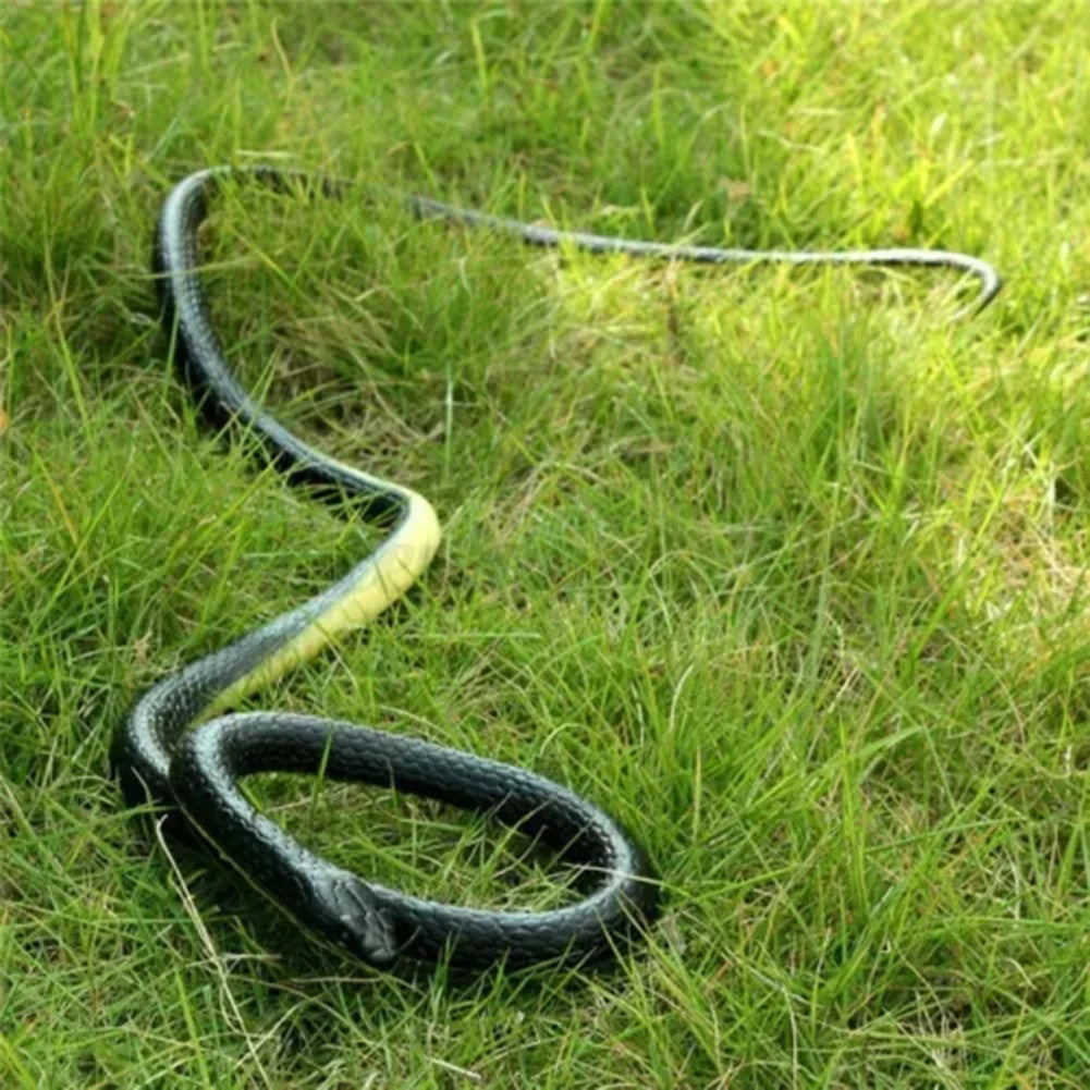Fake Snake Toy Real Look Snake Prank Toy Fake Prank Prop Simulated Snake Soft Rubber Decompression Toy for Fake Prank Prop