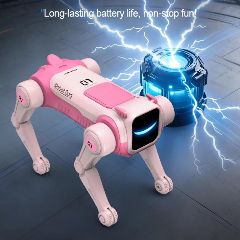 Cool Stuff Toy Car Funny Gift-Hot Kawaii AI Intelligent Rc Robot Dog,Remote Control Car,Electronic Pet Dog,Rc Cars Toys for Kids