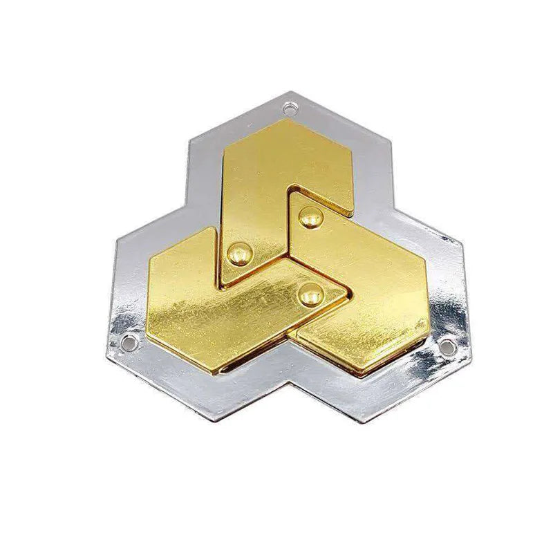 Difficult Metal Brain Teaser Puzzles for Adults Kids Magic Baffling IQ Logic Test Disentanglement Game Fun Challenge