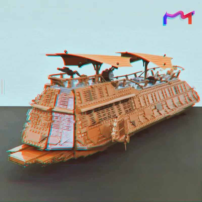 2026 Ucs Jabba Sail Barge Bricks Building Blocks Compatible 3942pcs Space Movie Dispaly Model Birthday Gifts for Teenage Toys