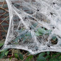1 Set, 60 Soft Spider Webs Halloween Decorations Bonus With 10 Fake Spiders, Super Stretch Cobwebs For Halloween Indoor Outdoor