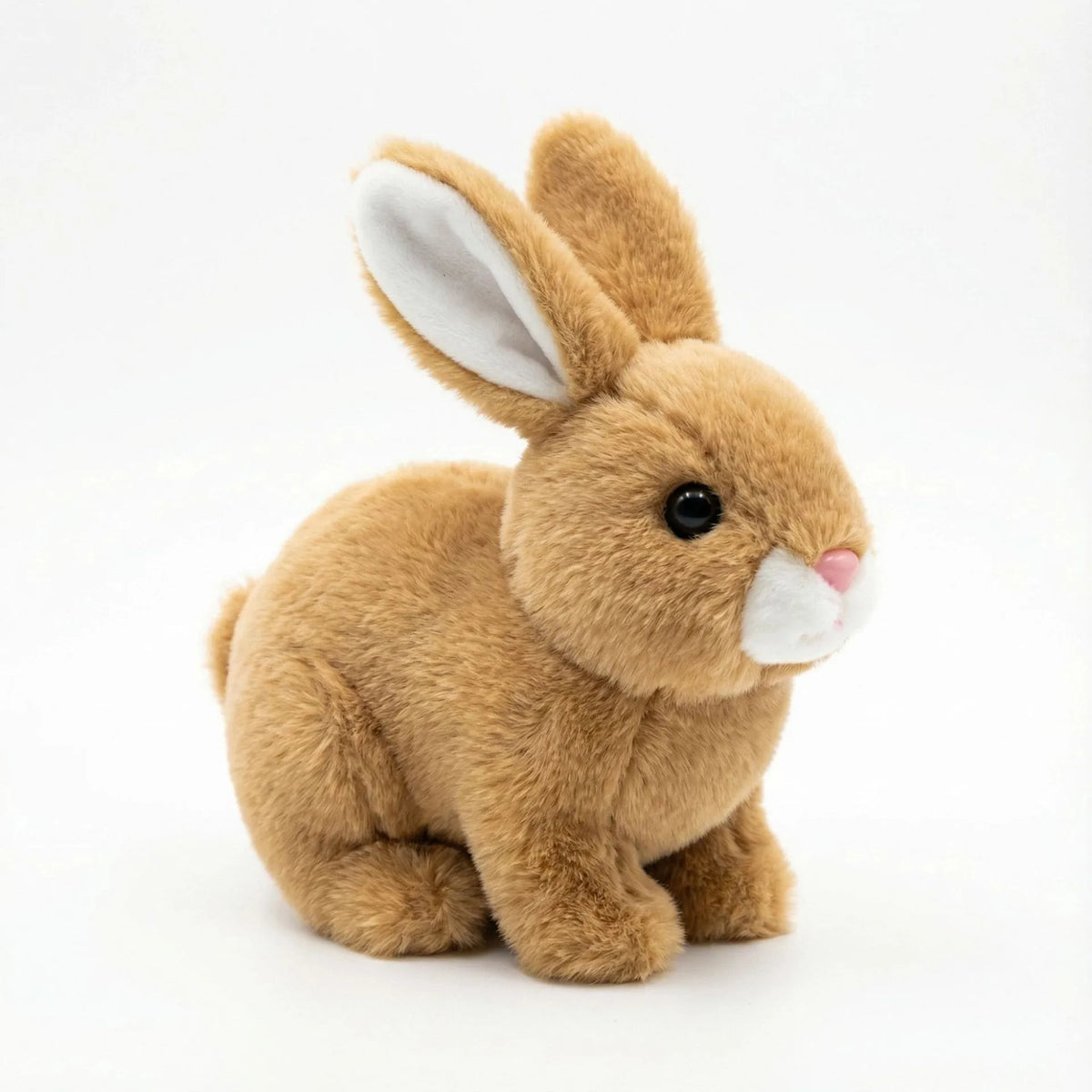 Electric Simulation Rabbit Plush Toy Walking Barking Moving Mouth Realistic Pet Bunny Stuffed Doll Cute Interactive Animal Toy