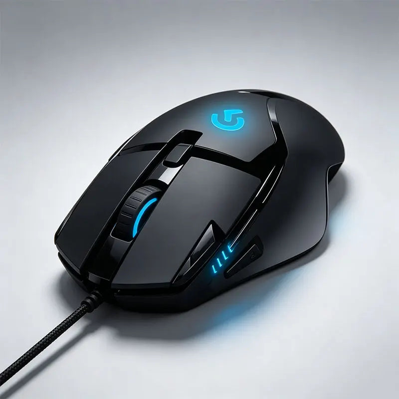 Logitech G203/G402 E-sports office mouse with powerful electronic performance and wide-area quiet noise reduction.