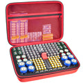 Battery Organizer Case With Tester Holds 150+ AA AAA 9V C D Lithium Button Batteries Hard Shell For Home Garage Batteries
