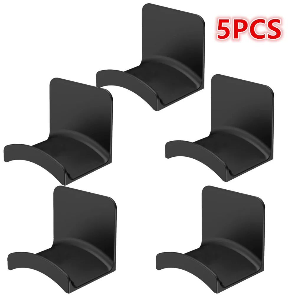 1-10PCS Wall Mount Headphone Stand Adhesive Headphone Holder Under Desk Headset Rack Holder Support For Gaming Earphone Bracket