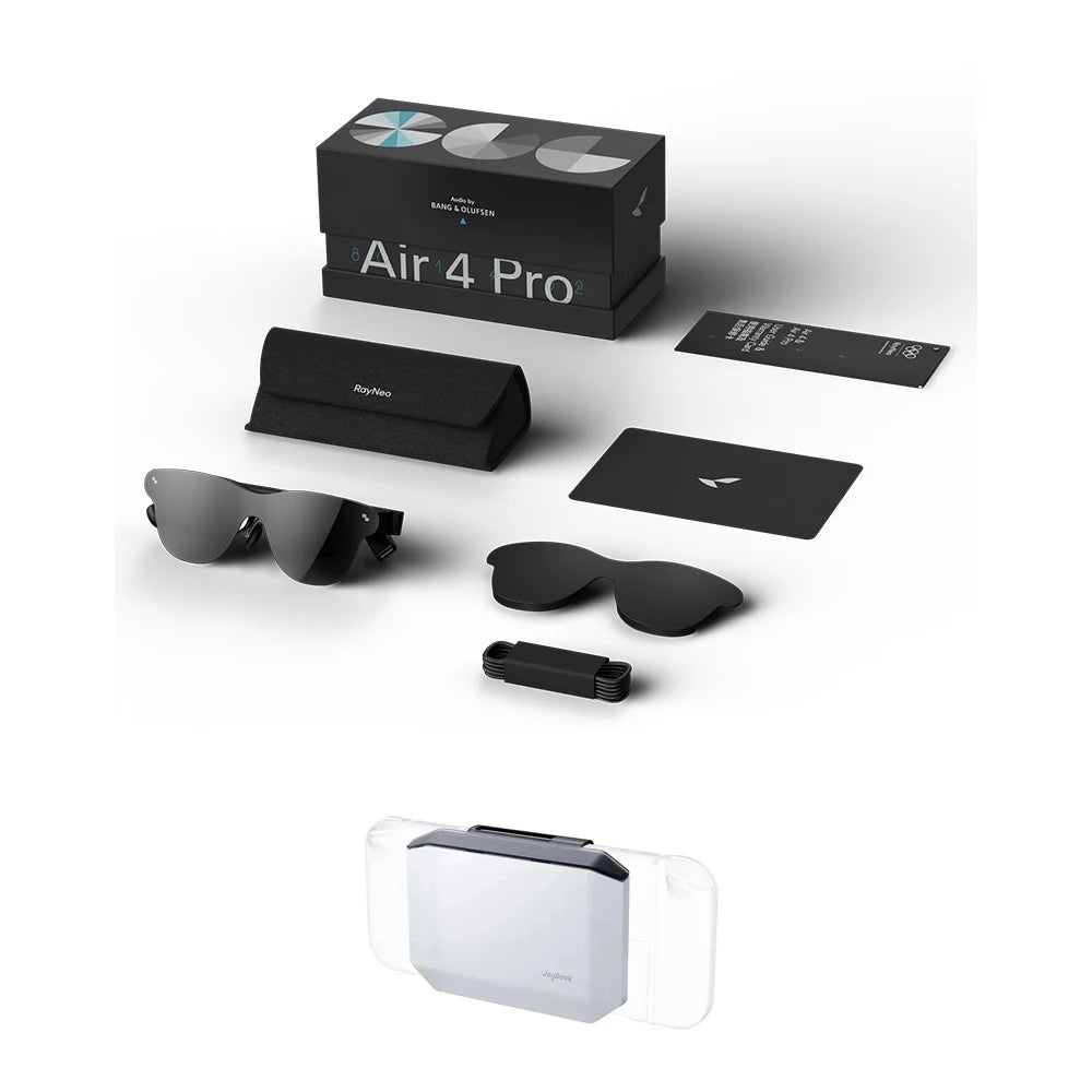RayNeo Air 4 Pro AR Glasses 4K HDR10 135" Virtual Screen Micro-OLED 120Hz Head-Mounted XR Bluetooth DP
