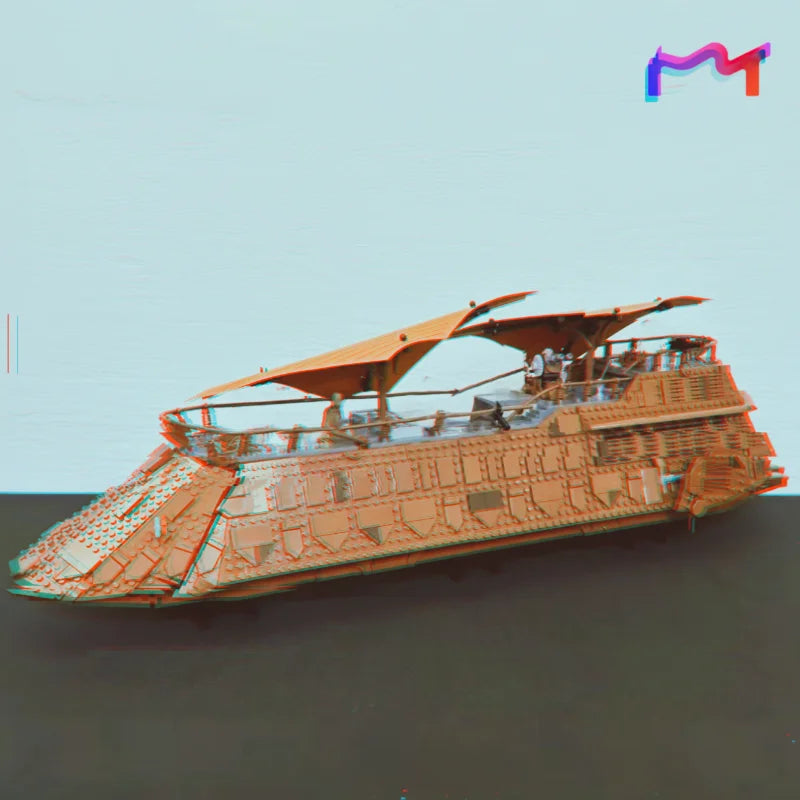 2026 Ucs Jabba Sail Barge Bricks Building Blocks Compatible 3942pcs Space Movie Dispaly Model Birthday Gifts for Teenage Toys