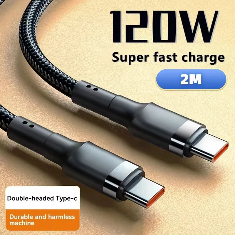 New 5 in 1 GaN Charger For IPhone 16 15pro Desktop Laptop Samsung 240W Fast Charging Adapter 120w Type To TypeC Cable Charger