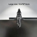 3D Printed Skeleton Lady Statue Gothic Art Figurine Home Desktop Ornament Halloween Decor Collectible Craft Gift