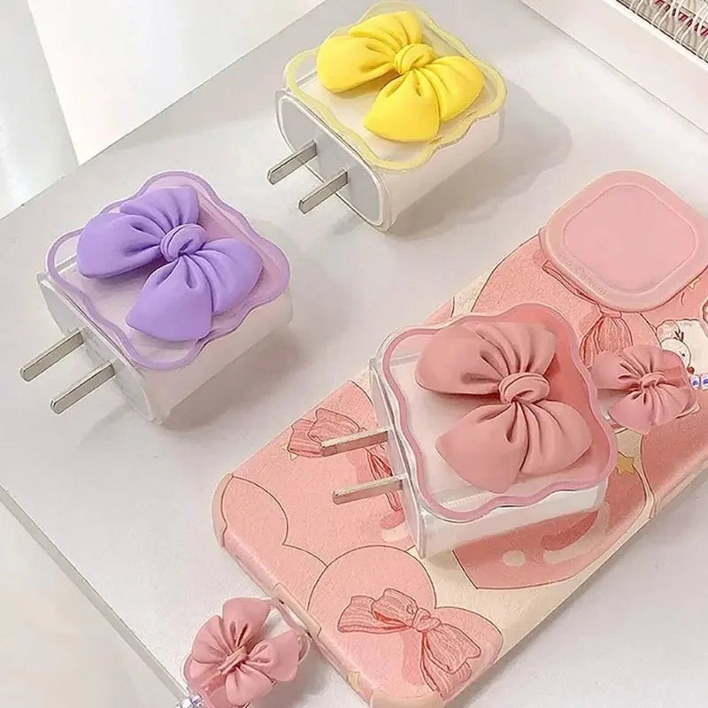 1pc Cable Protector Winder Charger Cover for IPhone 15 14 13 11 18W 20W Data Cord Organizer Anti Break Management Sleeve Kit