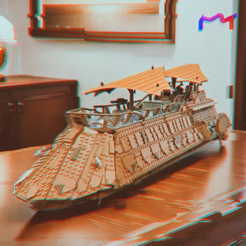 2026 Ucs Jabba Sail Barge Bricks Building Blocks Compatible 3942pcs Space Movie Dispaly Model Birthday Gifts for Teenage Toys