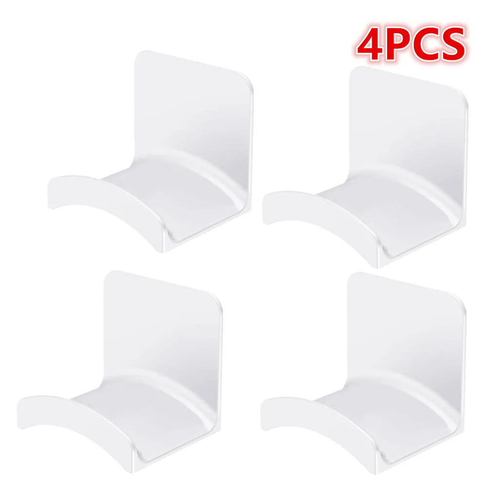 1-10PCS Wall Mount Headphone Stand Adhesive Headphone Holder Under Desk Headset Rack Holder Support For Gaming Earphone Bracket