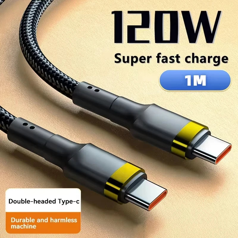 New 5 in 1 GaN Charger For IPhone 16 15pro Desktop Laptop Samsung 240W Fast Charging Adapter 120w Type To TypeC Cable Charger