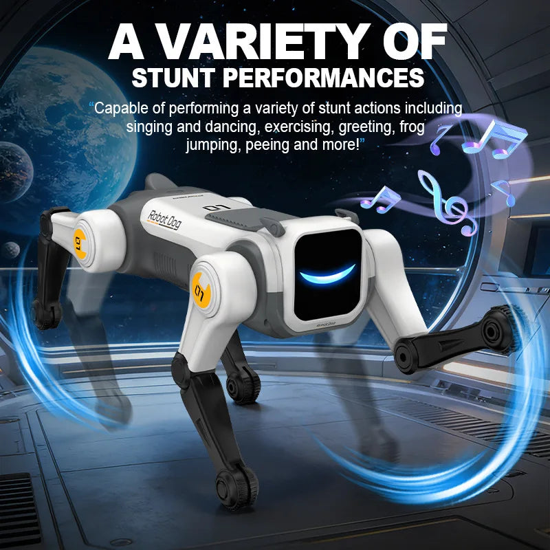 Cool Stuff Toy Car Funny Gift-Hot Kawaii AI Intelligent Rc Robot Dog,Remote Control Car,Electronic Pet Dog,Rc Cars Toys for Kids