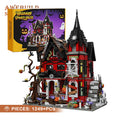 1249Pcs Haunted House Bricks 3D Model Horror Vampire Building MOC Set City Ghost Architecture Blocks Toys Adult Gifts Home Decor