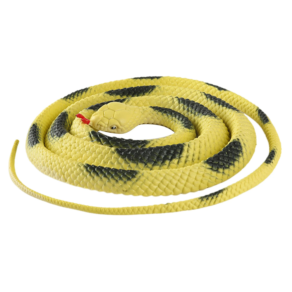 Fake Snake Toy Real Look Snake Prank Toy Fake Prank Prop Simulated Snake Soft Rubber Decompression Toy for Fake Prank Prop