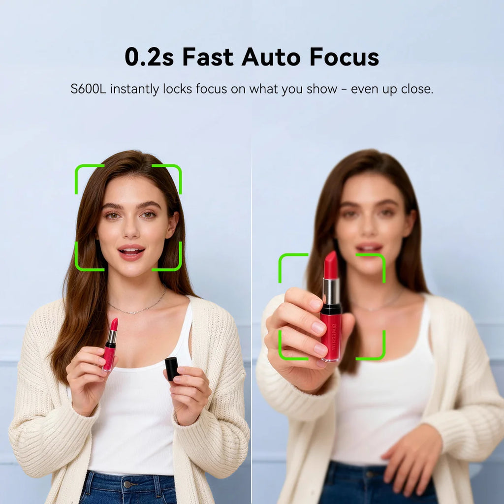 4K Webcam Light Control 1080P 60fps Autofocus Video Camera EMEET S600 Light USB Camera 8MP Streaming Web Camera for PC/Computer