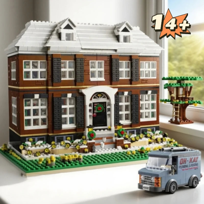 3955PCS Creative Single Family Houses Compatible Building Blocks, Toy Models, Children's Birthday and Christmas Gifts