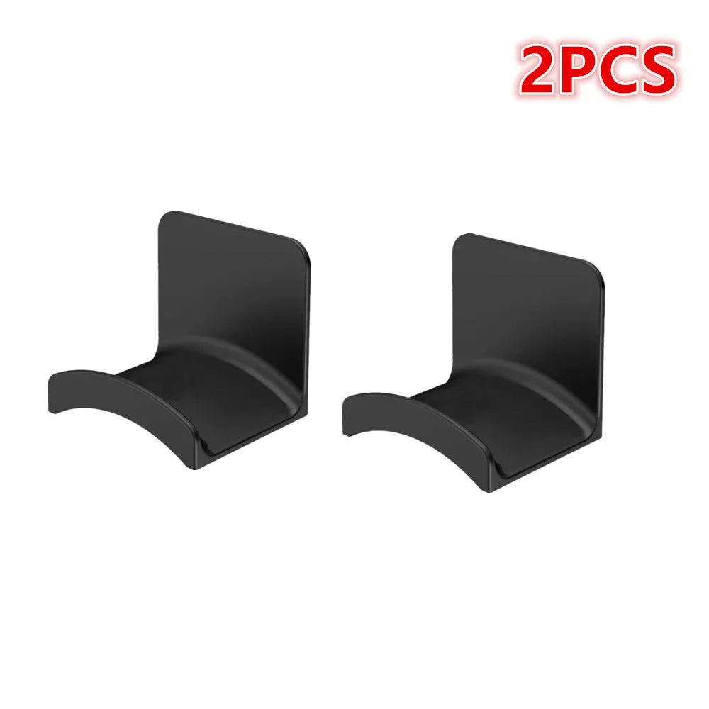 1-10PCS Wall Mount Headphone Stand Adhesive Headphone Holder Under Desk Headset Rack Holder Support For Gaming Earphone Bracket
