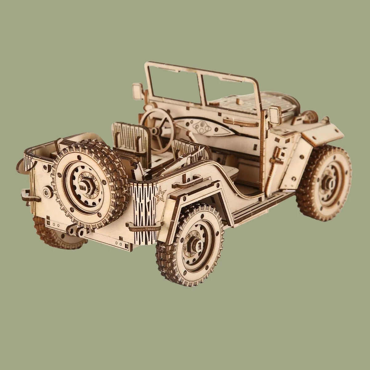 3D Puzzle Diy Wooden Toy Car Assembly Model For Adult Birthday Halloween Christmas Gifts