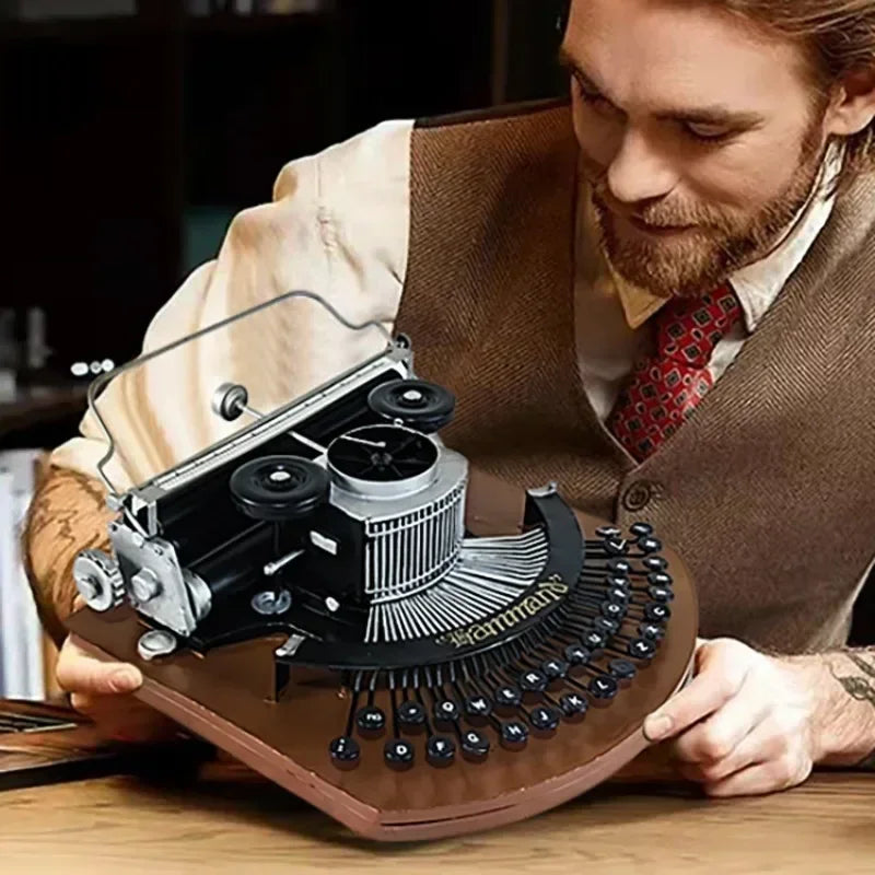 Vintage Typewriter Prop Model Decoration Display Window Photography Vintage Metal Decoration Crafts