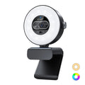 4K Webcam Light Control 1080P 60fps Autofocus Video Camera EMEET S600 Light USB Camera 8MP Streaming Web Camera for PC/Computer