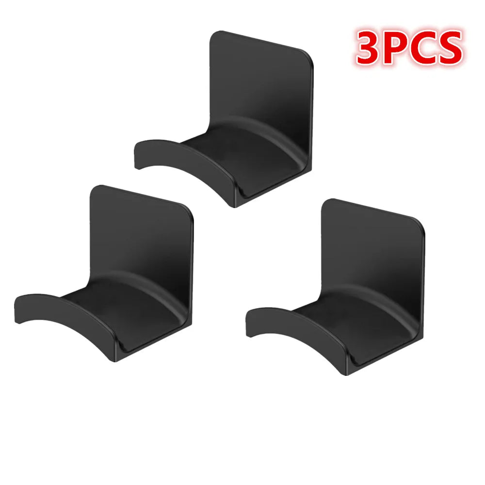1-10PCS Wall Mount Headphone Stand Adhesive Headphone Holder Under Desk Headset Rack Holder Support For Gaming Earphone Bracket