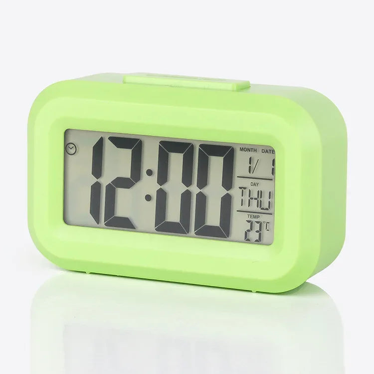 Bedside Table Alarm Clock Date Temperature Function Children's Bedroom Clock Home Offices Desktop Clock Desk Decor Digital Child