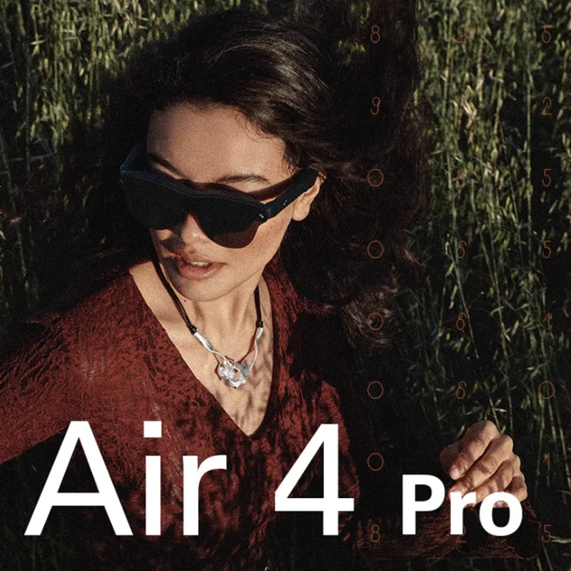 RayNeo Air 4 Pro Smart AR Glasses Supports HDR10 3840Hz 4 Speakers 1200 Nits Micro-OLED Dual-Layer Screen AR Glasses