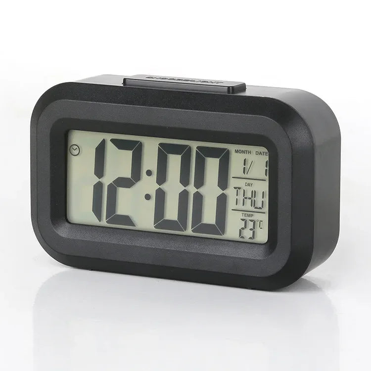 Bedside Table Alarm Clock Date Temperature Function Children's Bedroom Clock Home Offices Desktop Clock Desk Decor Digital Child