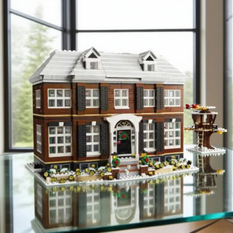 3955PCS Creative Single Family Houses Compatible Building Blocks, Toy Models, Children's Birthday and Christmas Gifts