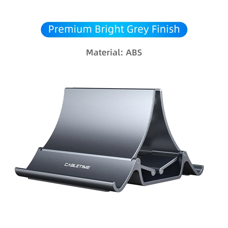CABLETIME Vertical Laptop Stand Desktop Gravity Holder Notebook Support For MacBook Pro Air Surface HP Dell iPad Tablet Stand