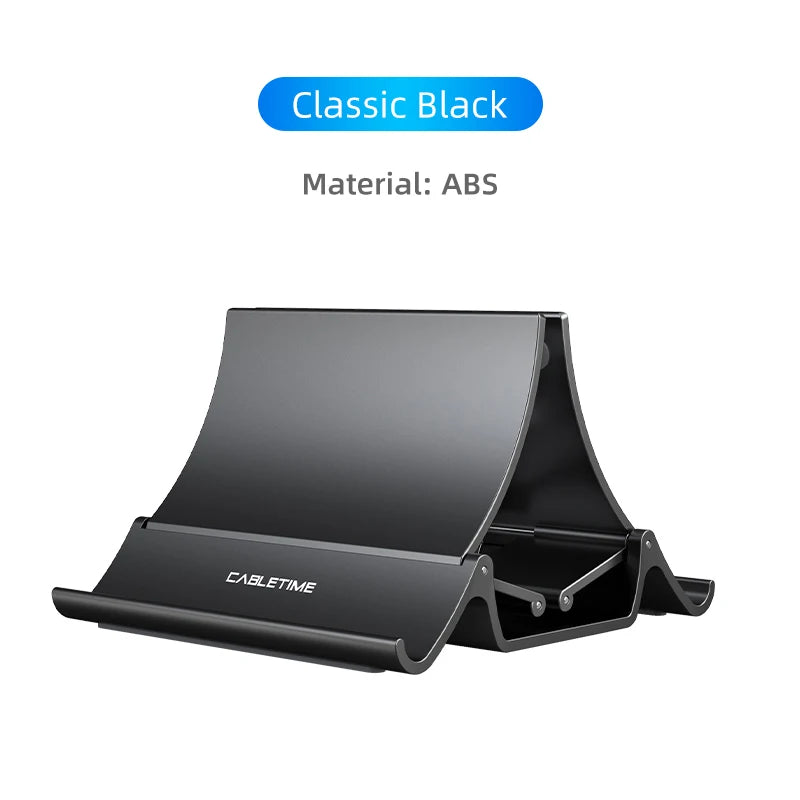 CABLETIME Vertical Laptop Stand Desktop Gravity Holder Notebook Support For MacBook Pro Air Surface HP Dell iPad Tablet Stand