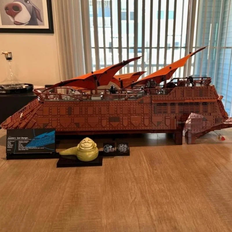 2026 Ucs Jabba Sail Barge Bricks Building Blocks Compatible 3942pcs Space Movie Dispaly Model Birthday Gifts for Teenage Toys
