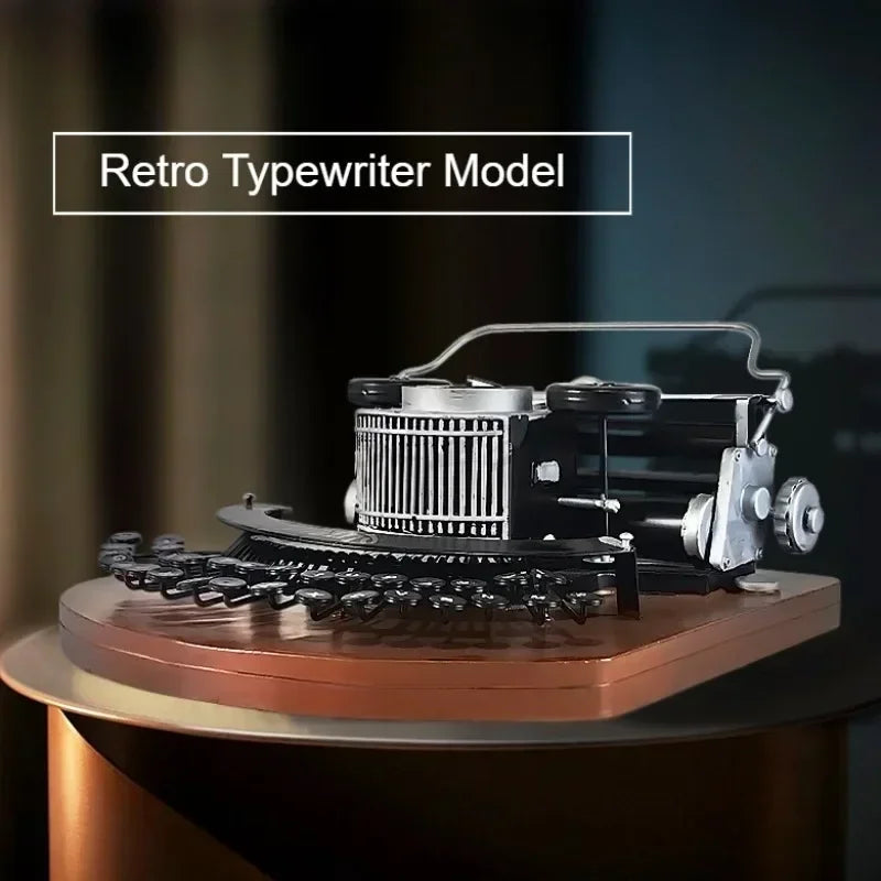 Vintage Typewriter Prop Model Decoration Display Window Photography Vintage Metal Decoration Crafts