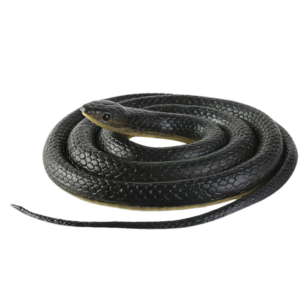 Fake Snake Toy Real Look Snake Prank Toy Fake Prank Prop Simulated Snake Soft Rubber Decompression Toy for Fake Prank Prop