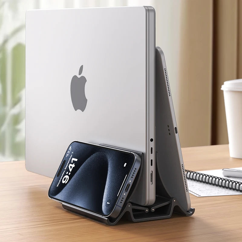 CABLETIME Vertical Laptop Stand Desktop Gravity Holder Notebook Support For MacBook Pro Air Surface HP Dell iPad Tablet Stand
