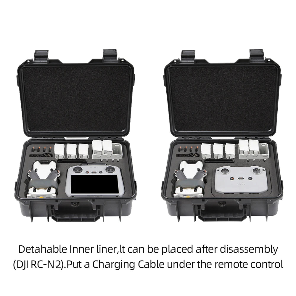 For DJI Mini 4 Pro Case Mini 4 Pro Explosion Proof Case Mini 4 Pro Bag Portable Waterproof Box Hard Shell Large Capacity Case