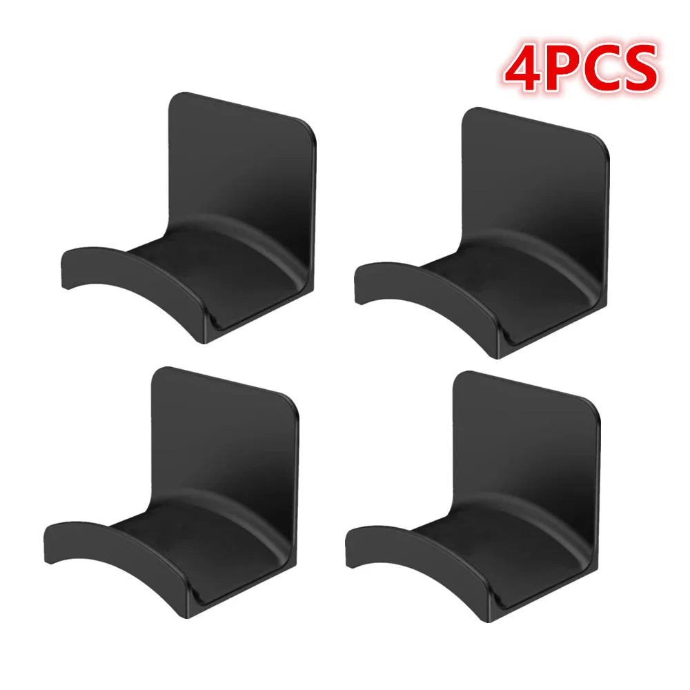 1-10PCS Wall Mount Headphone Stand Adhesive Headphone Holder Under Desk Headset Rack Holder Support For Gaming Earphone Bracket