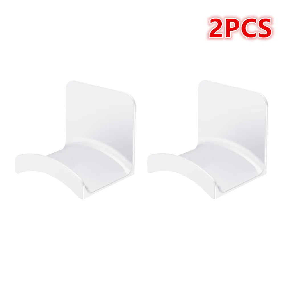 1-10PCS Wall Mount Headphone Stand Adhesive Headphone Holder Under Desk Headset Rack Holder Support For Gaming Earphone Bracket